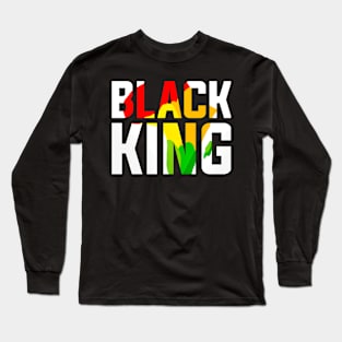 Black King Black History Month Long Sleeve T-Shirt
